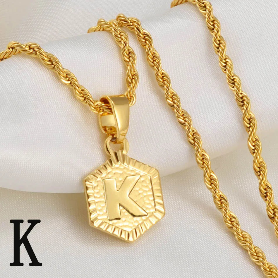 Golden Statement – Alphabet Necklace für Sie & Ihn
