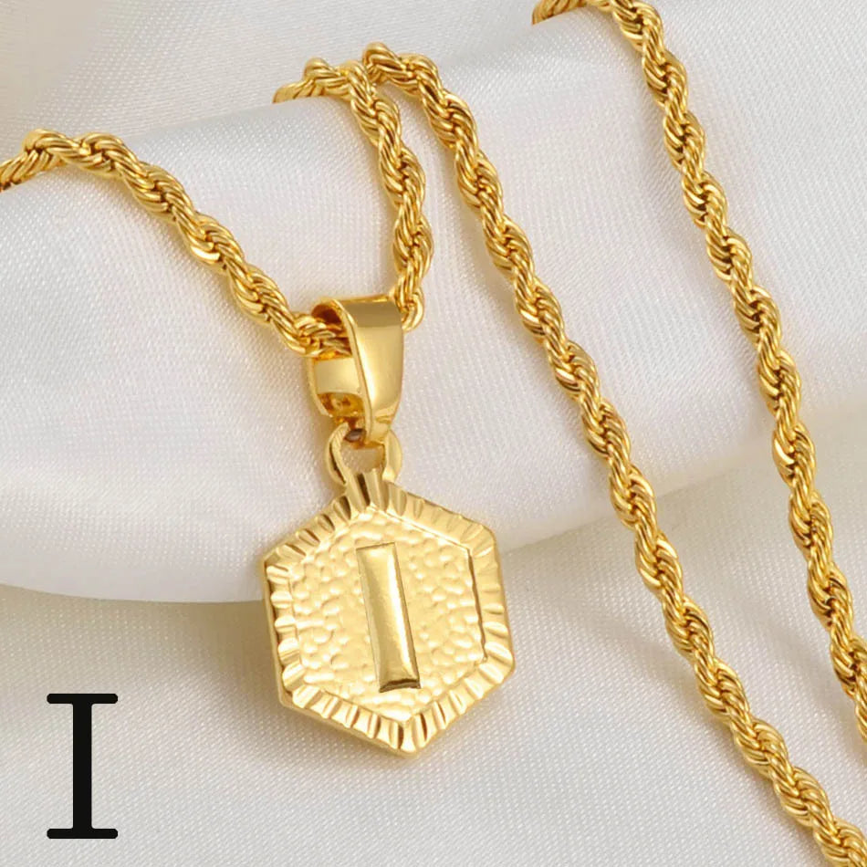 Golden Statement – Alphabet Necklace für Sie & Ihn